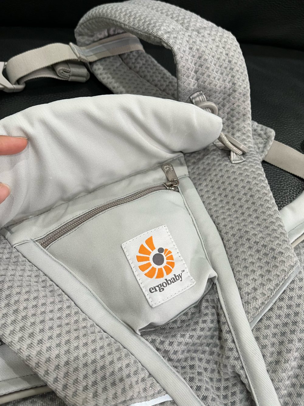 Địu Ergobaby Omni Breeze, Pearl Grey (size: 0m~3.2kg→20kg, no box) - Ảnh 3