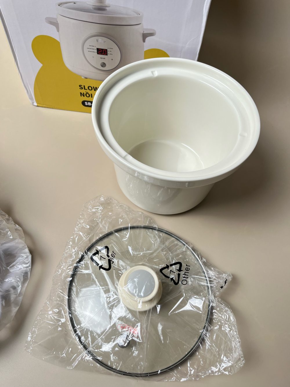 Nồi nấu chậm Bear đa năng 1,5L ( new 100%) - Ảnh 8