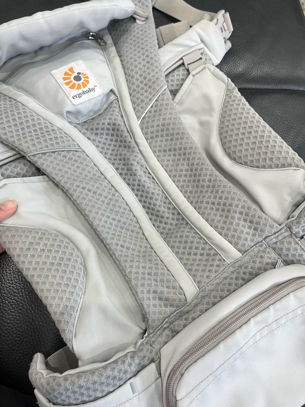 Địu Ergobaby Omni Breeze, Pearl Grey (size: Om ~3.2kg→20kg, no box) - Ảnh 7