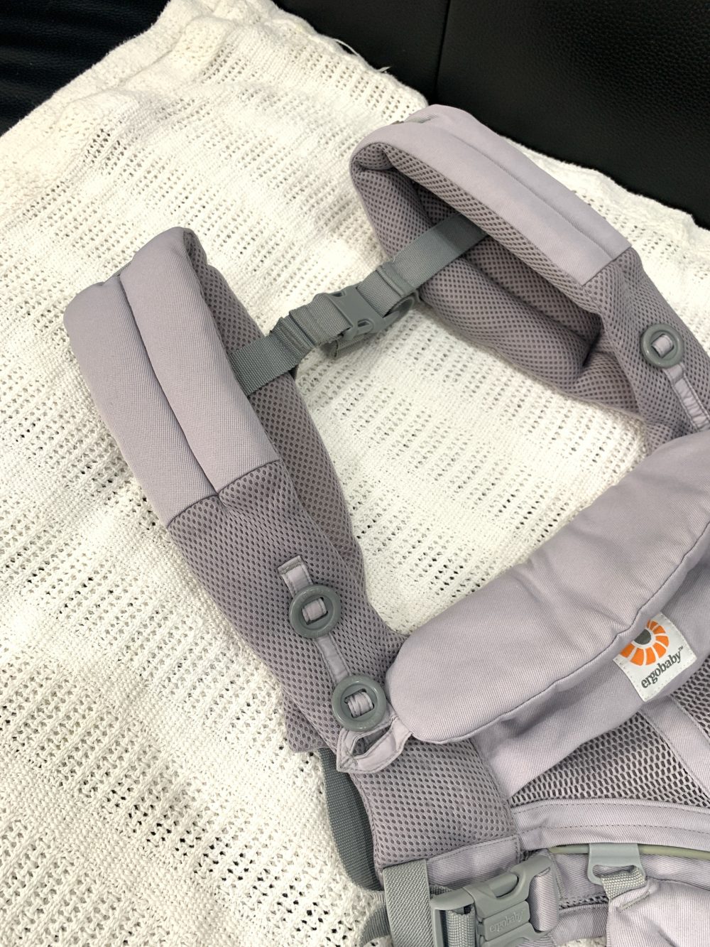 Địu Ergobaby Omni 360 cool airmesh màu pearl grey - Ảnh 5