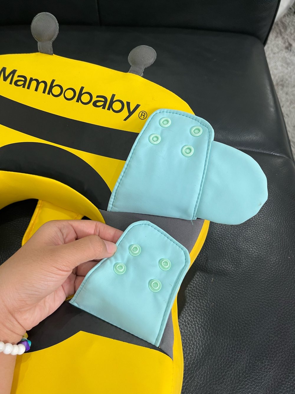 Phao nách Mamboobaby hình con ong màu vàng (size M/8-36m/vòng ngực 46-54cm/ 6-18kg) - Ảnh 3