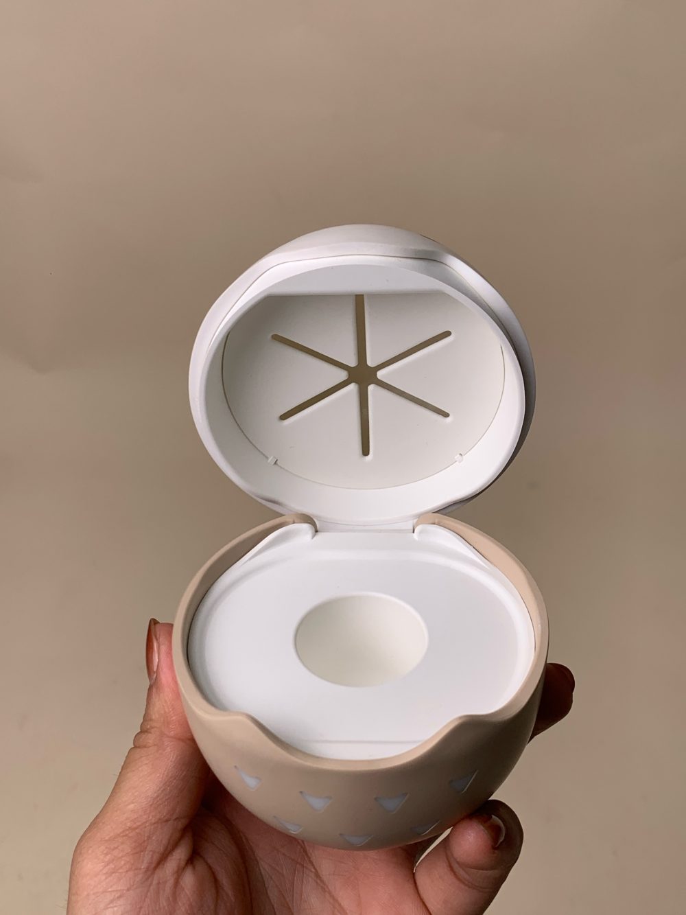 Máy tiệt trùng ti giả Jjobi mini màu be - Ảnh 12
