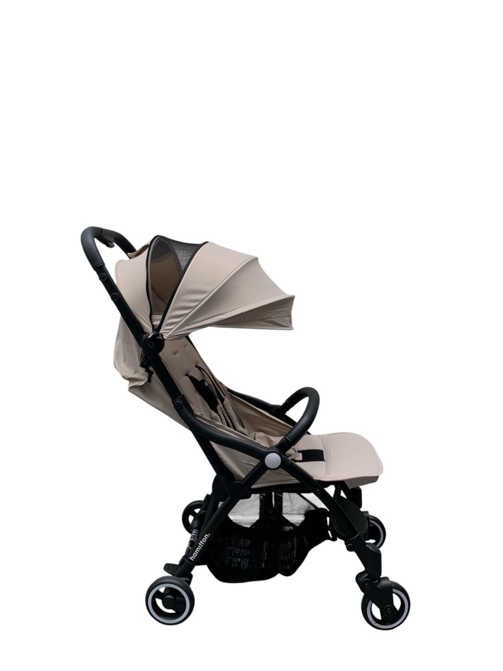 Xe đẩy gấp gọn Hamilton X1 Plus màu be - Ảnh 1