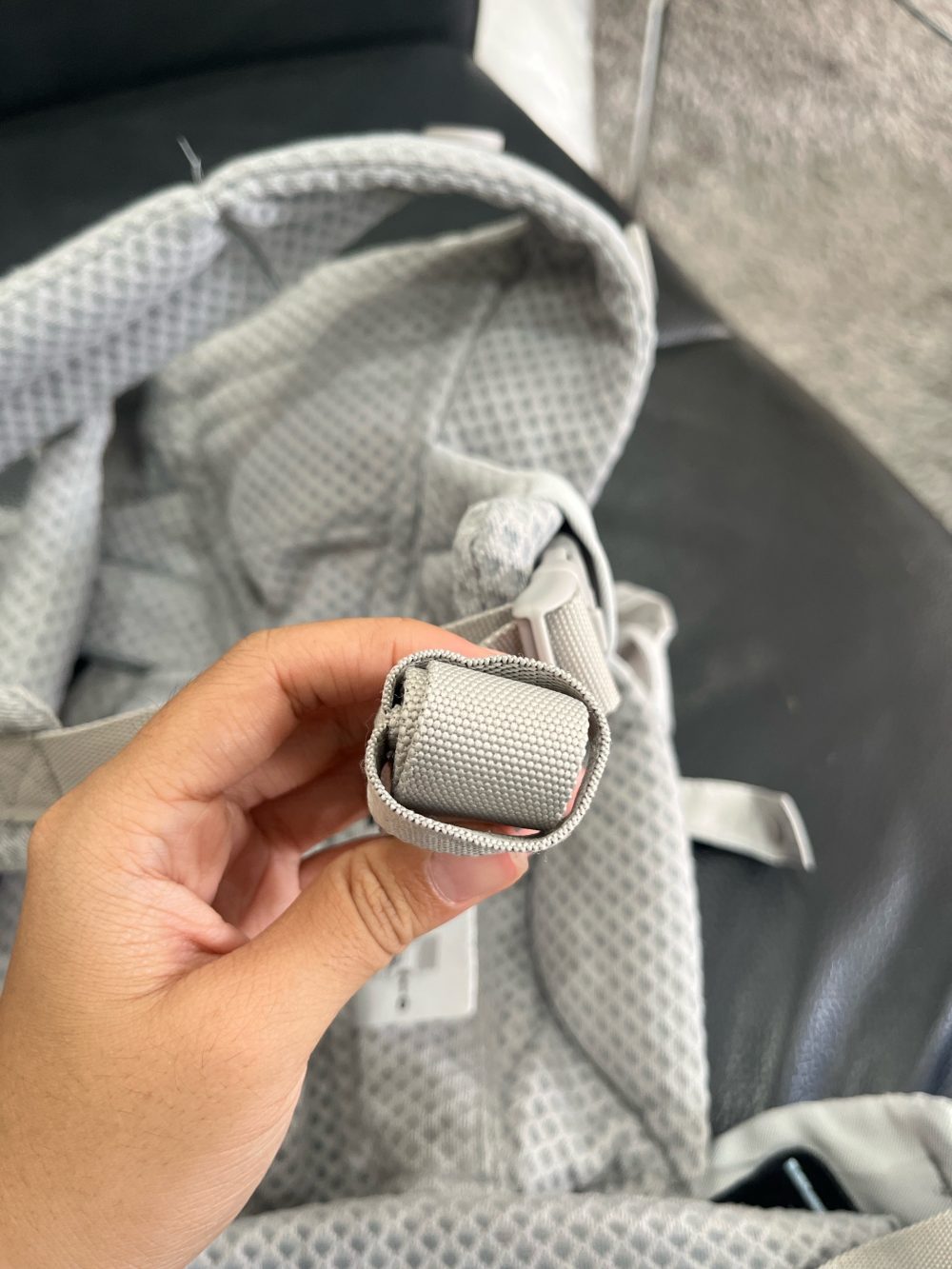 Địu Ergobaby Omni Breeze, Pearl Grey (size: Om ~3.2kg→20kg, tặng kèm yếm địu) - Ảnh 31