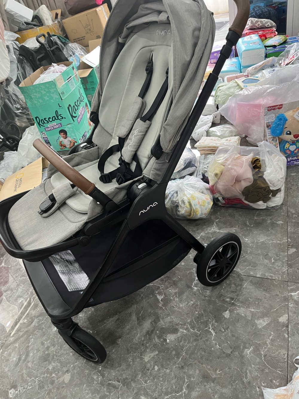 Xe đẩy Nuna triv next (màu xám) - cho bé 0-22kg - Ảnh 11