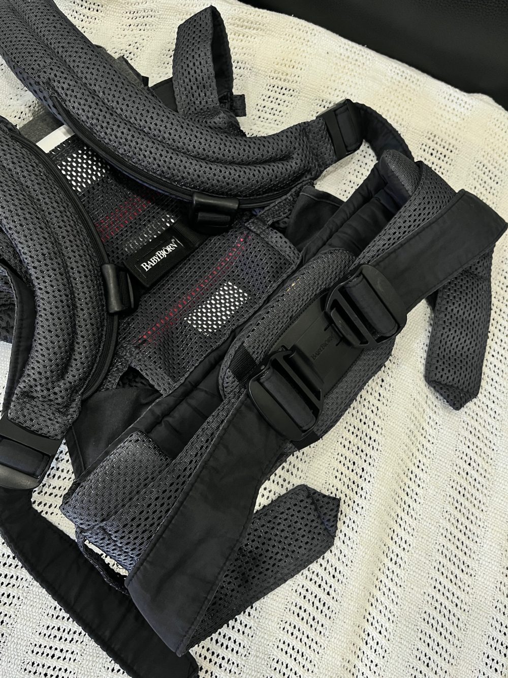 Địu Trẻ Em Baby Bjorn Harmony màu Anthracite (0-3y/~15kg) - Ảnh 14