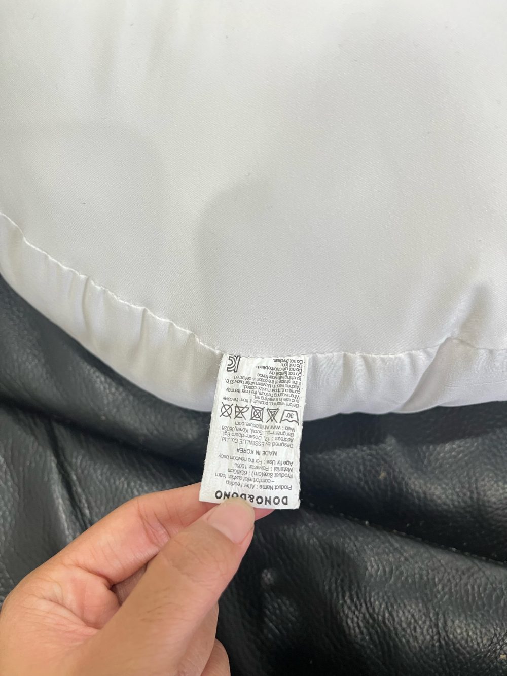 Gối chống trào ngược Dono&Dono vải 4 mùa (hoạ tiết gấu Teddy) - Ảnh 4