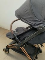 Xe đẩy gấp gọn Cybex Platinum Coya khung rosegold màu Sepia black kèm cup holder, áo mưa, túi vải đựng - Ảnh 19