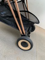 Xe đẩy gấp gọn Cybex Platinum Coya khung rosegold màu Sepia black kèm cup holder, áo mưa, túi vải đựng - Ảnh 30