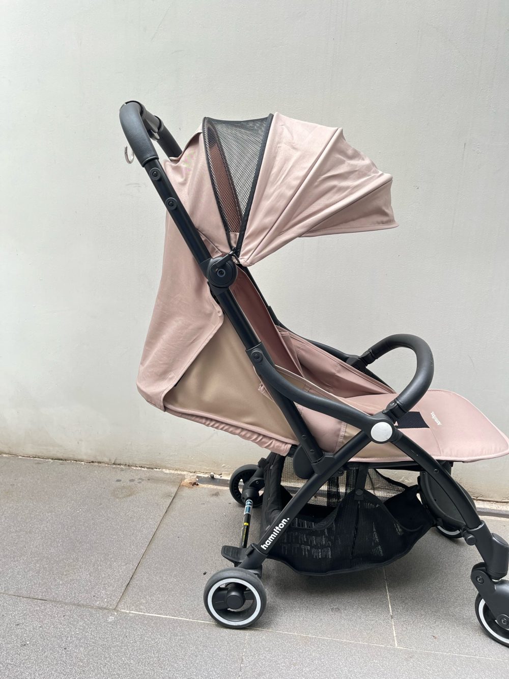 Xe đẩy gấp gọn Hamilton X1 plus màu nâu ánh hồng ( size: sơ sinh -> 20kg) - Ảnh 17