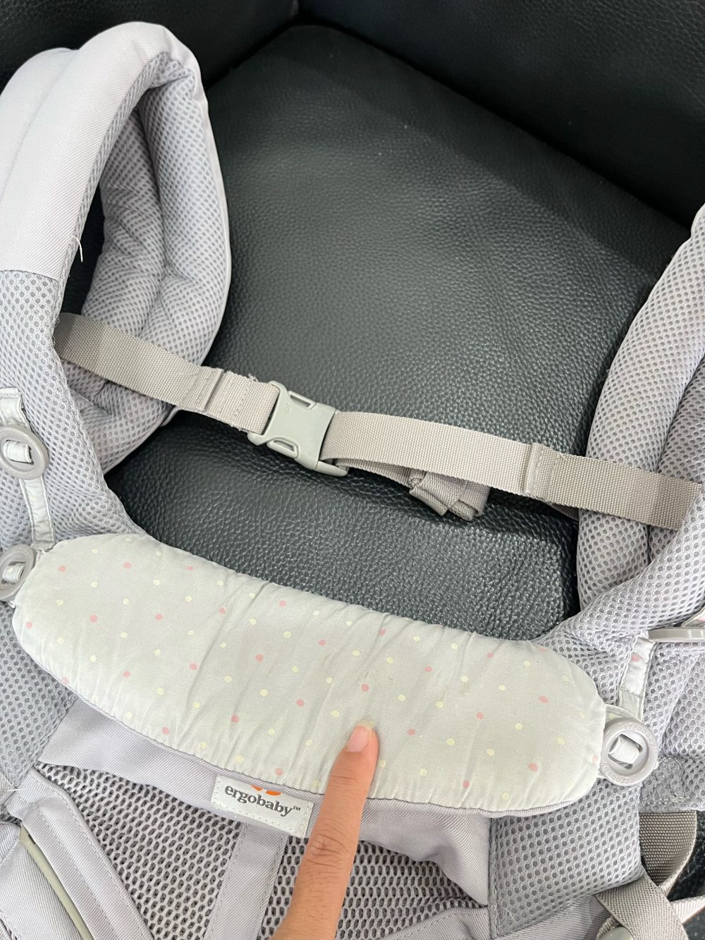 Địu cho bé Ergobaby Omni 360 Cool Air Mesh, Pearl Grey ( 0m—> 20kg) - Ảnh 6