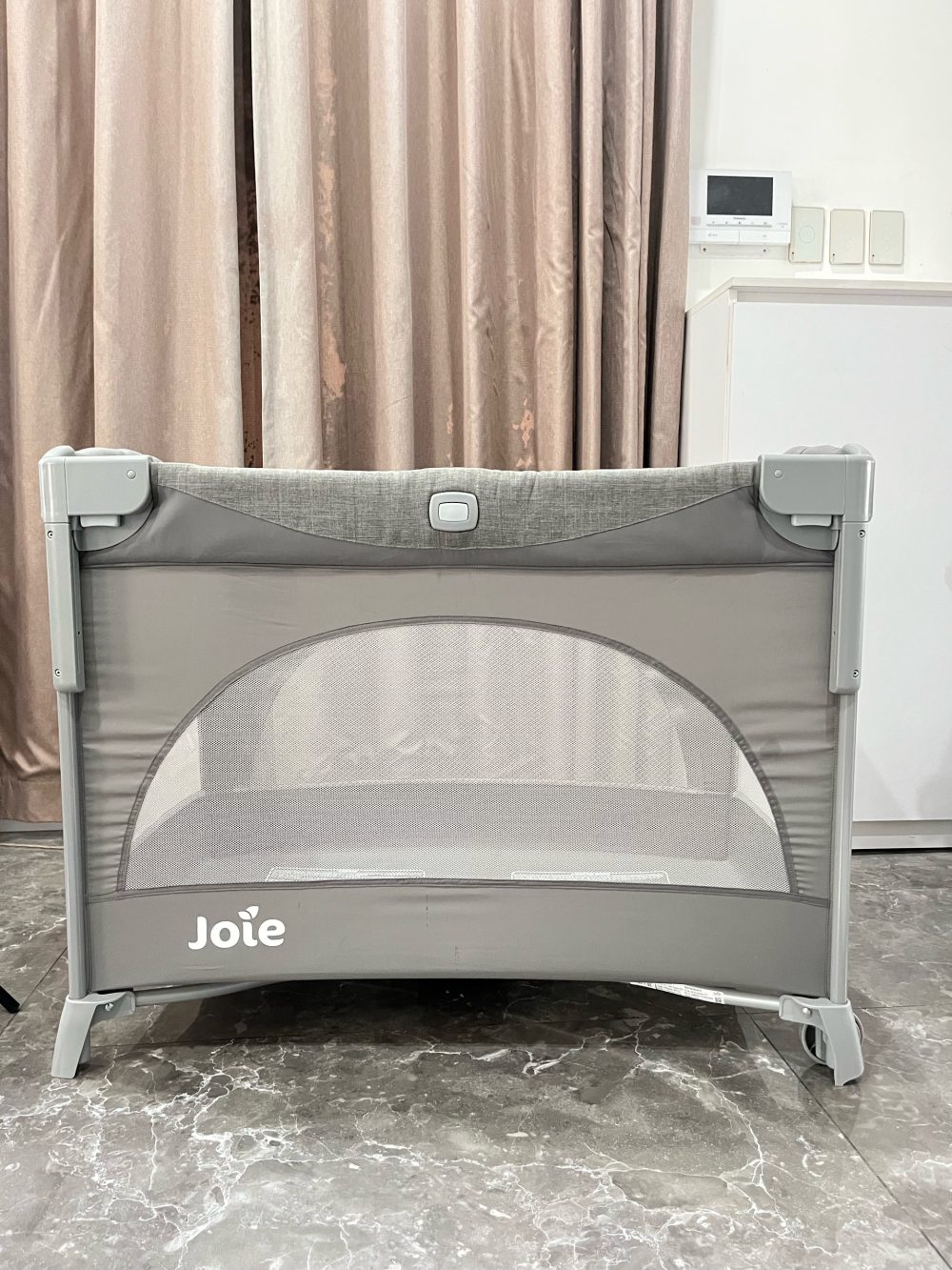 Giường cũi Joie Kubbie Sleep Foggy Gray ( full box) - Ảnh 20