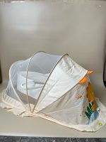 Set 3 món túi nằm cho bé bằng vải cotton dệt tay, tấm lót, mùng khủng long mix brand Animo. - Ảnh 5