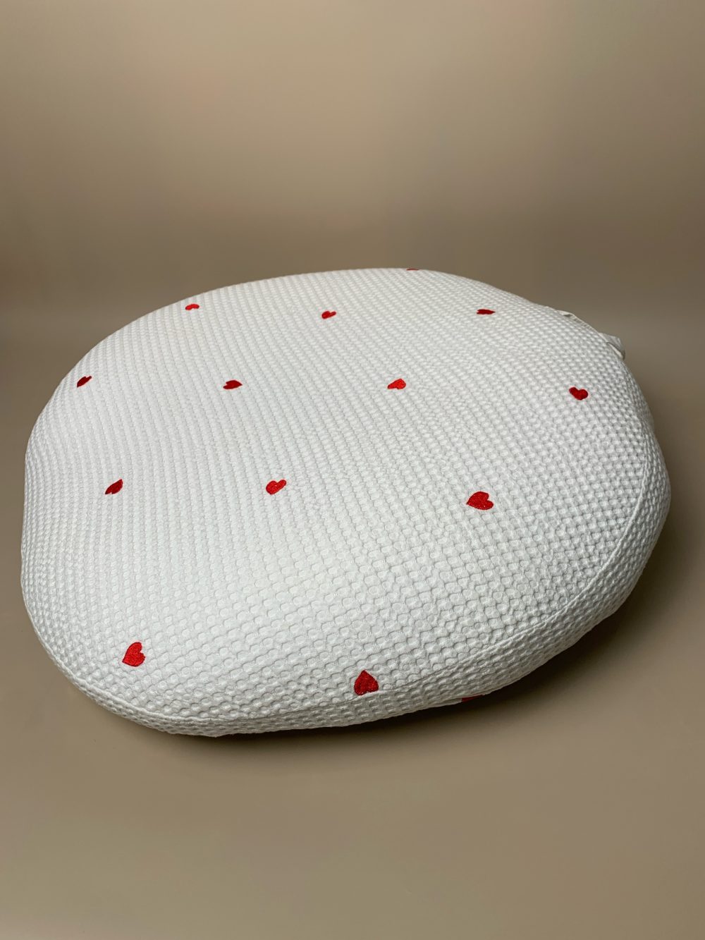 Gối chống trào ngược Rototo bebe vải Airmesh Waffle hoạ tiết trái tim - Ảnh 8