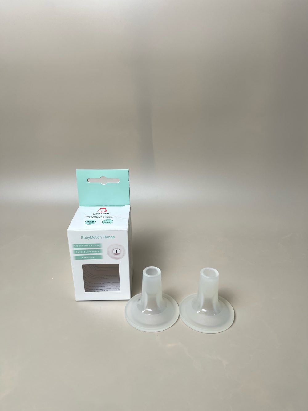 Set 2 phễu hút sữa silicon LACTECK (size: 21mm, full box) - Ảnh 9