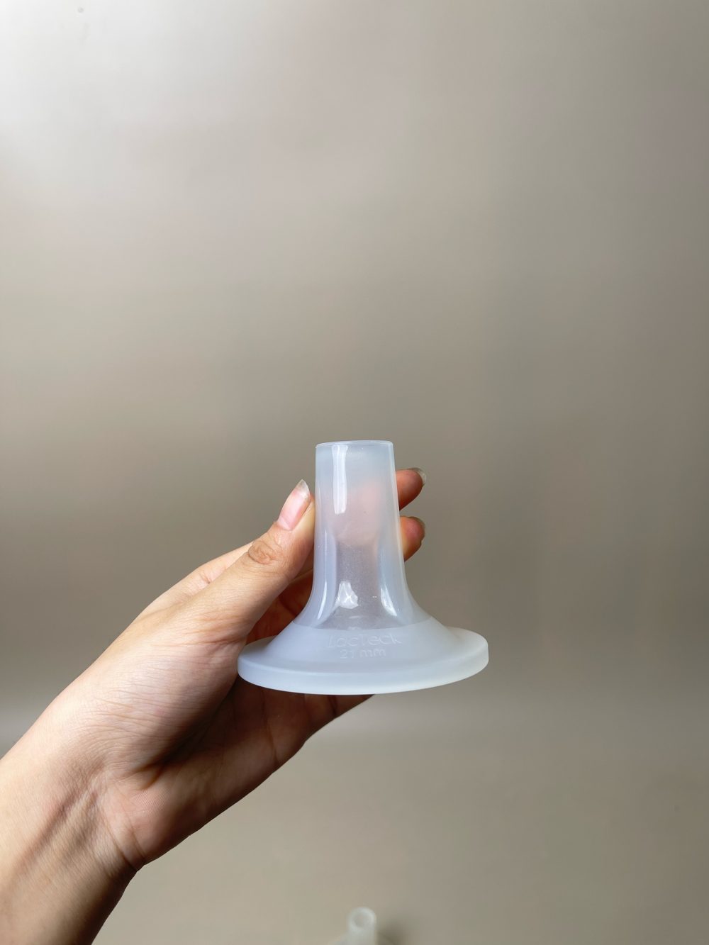 Set 2 phễu hút sữa silicon LACTECK (size: 21mm, full box) - Ảnh 5