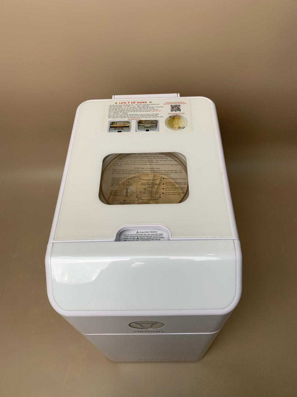 Máy pha sữa Niucun pro có tiệt trùng UV, sấy khô, pha các loại sữa - Ảnh 11