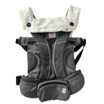 Địu Ergobaby Omni Breeze màu xám (0→4y, tối đa 20kg) tặng kèm yếm địu Ergobaby