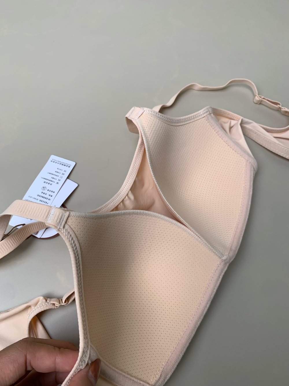 Hộp 2 núm ti silicone Grosmimi stage 1 (1~3m) tặng áo ngực lót su mềm cho mẹ màu be (size: 40/90) - Ảnh 10