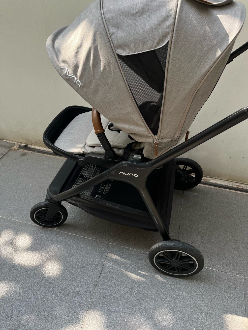 Bộ xe đẩy Nuna Triv Next màu hazelwood ( Size: 0m->4m, tối đa 22kg6)và Nôi Nuna Pipa Next màu carviar kèm Adapter - Ảnh 20
