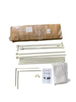 Thanh chắn giường Parkey KT 2m2, hoạ tiết voi ghi tối đa cao 105cm