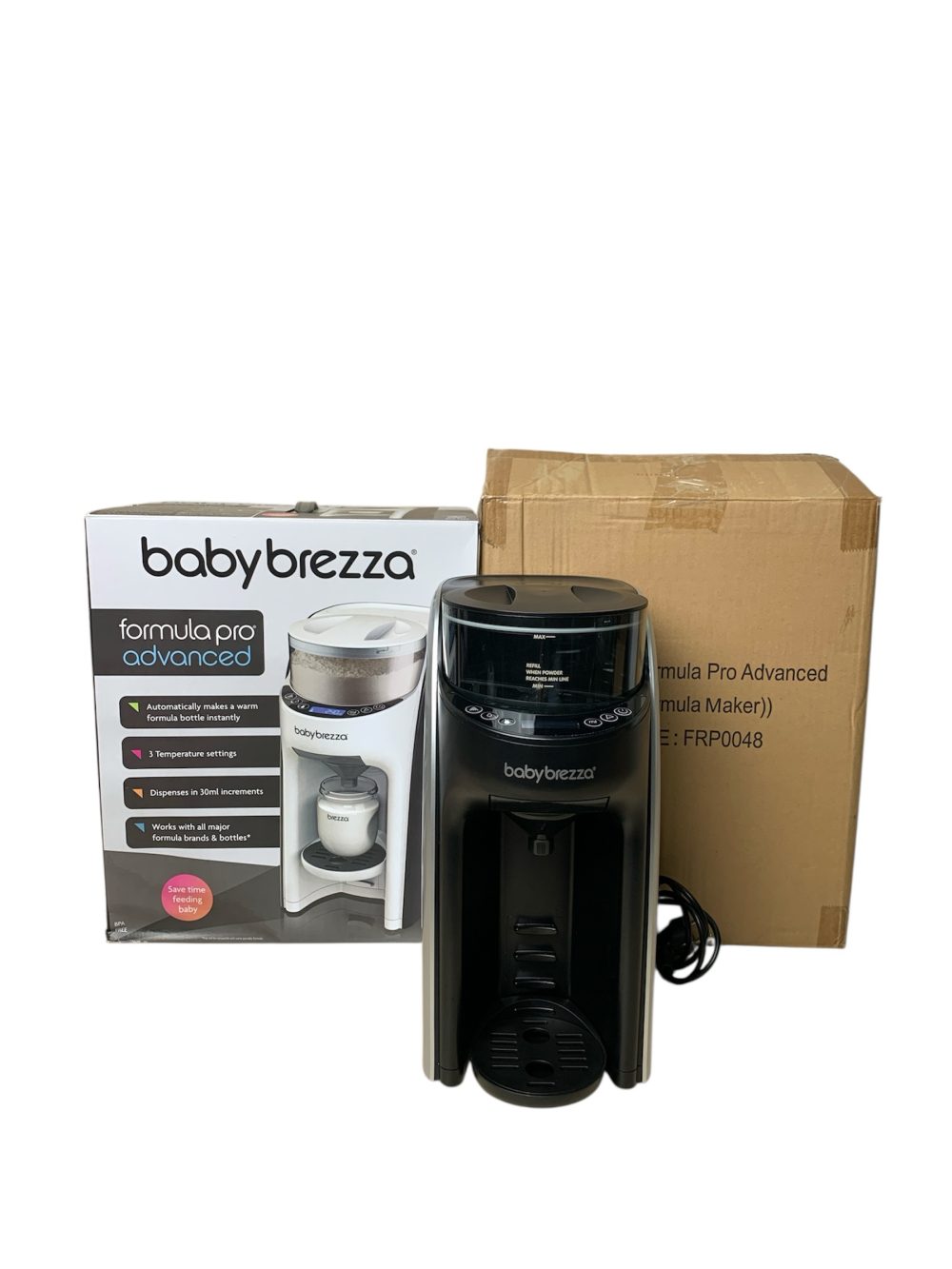 fed1c4f7d51b4352afa52d78851fc5fa Máy pha sữa Babybrezza Formula Pro Silver/Black (full 2 box) - Ảnh 1
