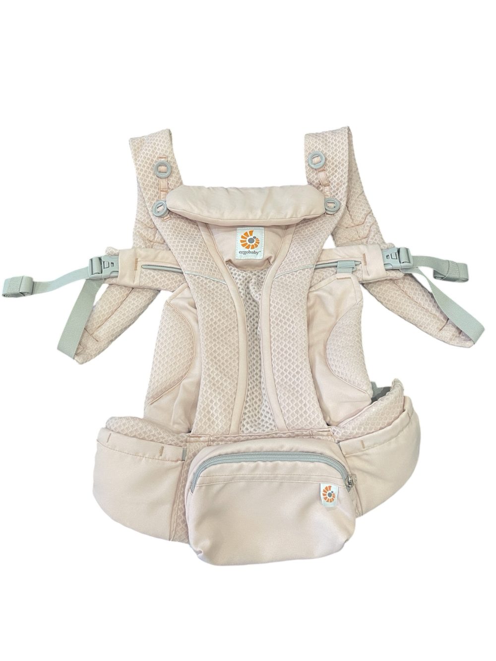 Địu Ergobaby Omni Breeze màu hồng (0->48m, tối đa 20kg, no box) - Ảnh 1