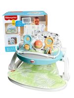 Ghế tập ngồi & ăn dặm Fisher Price 3in1 Hoạ tiết báo trắng ( tối đa 11kg3)