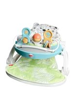 Ghế tập ngồi & ăn dặm Fisher Price 3in1 Hoạ tiết báo trắng ( tối đa 11kg3)