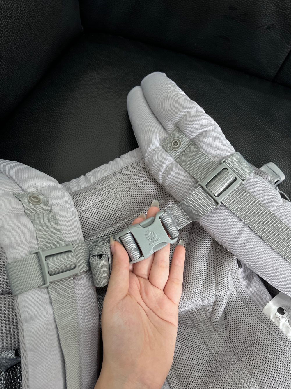 Địu Ergobaby Omni 360 airmesh màu xám (0→4y, 3.2-20kg) - Ảnh 5