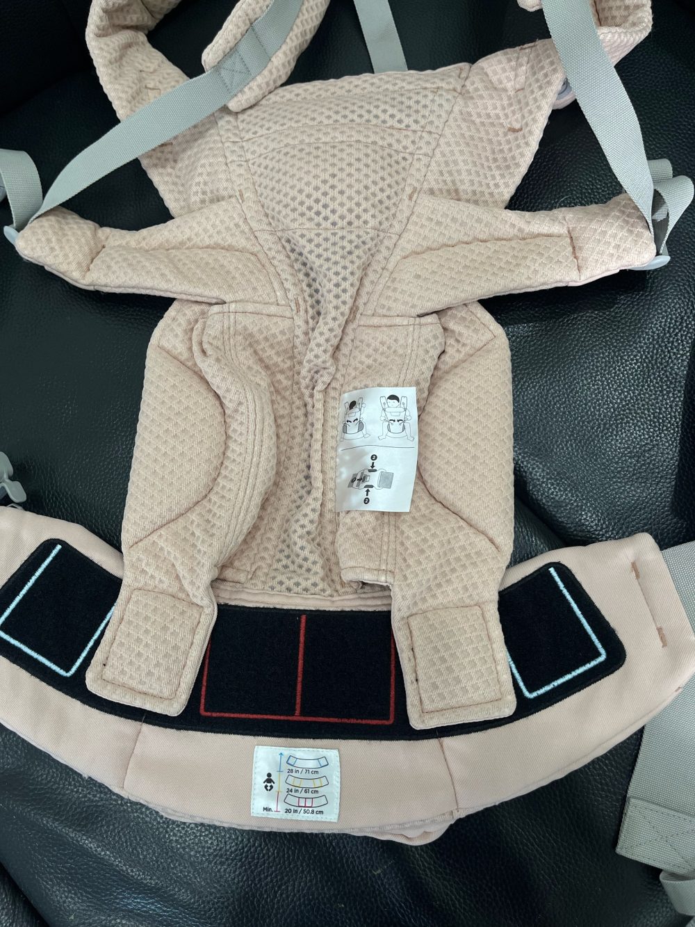 Địu Ergobaby Omni Breeze, Pink Quartz (size: 3.2->20kg ~ 0->48m) full box - Ảnh 9