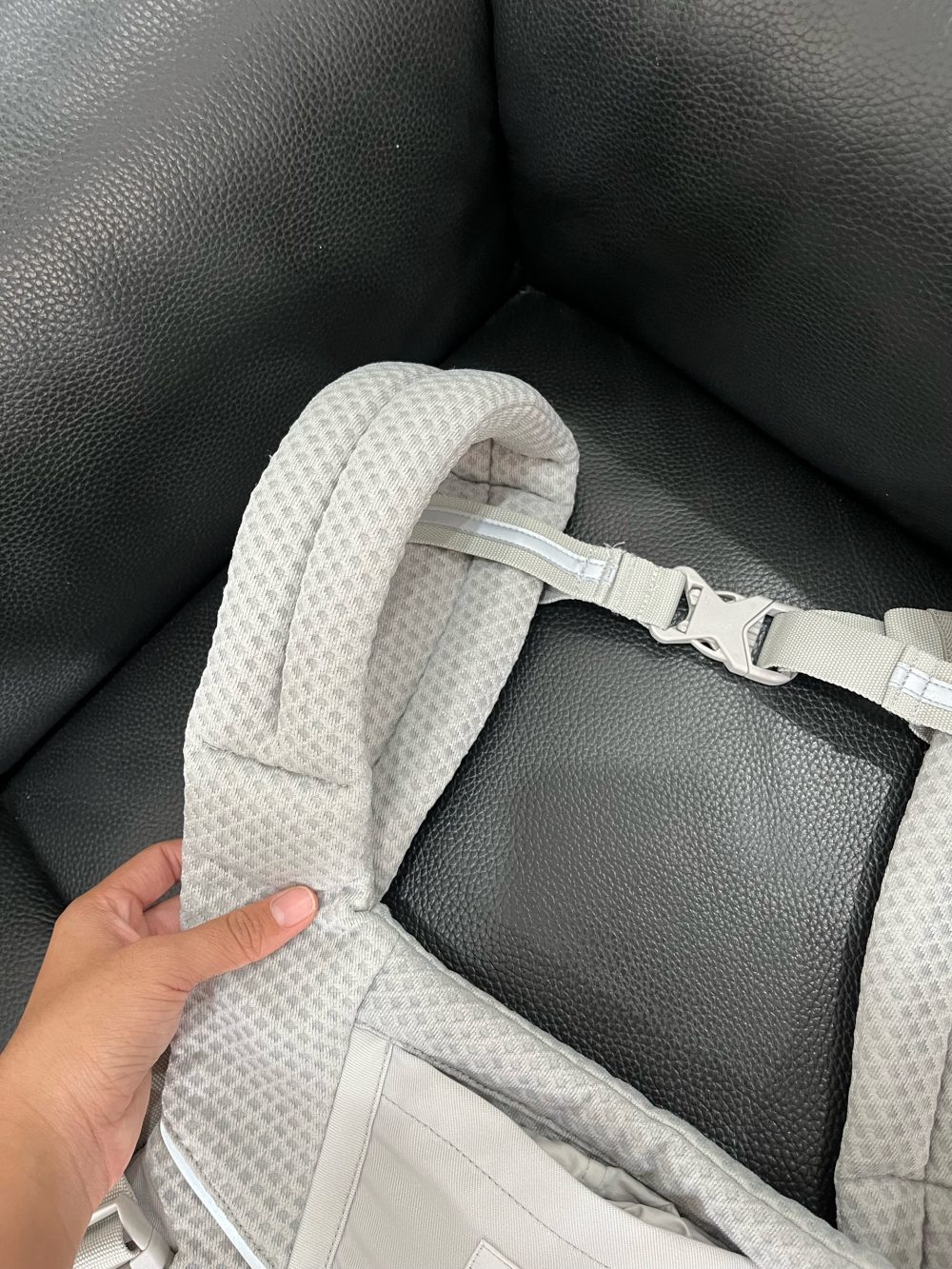 Địu Ergobaby Alta Hip Seat, Pearl Grey( size: 5kg5->20kg ~ 4->48m) - Ảnh 7
