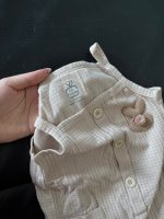 Bộ yếm rời kèm áo cộc tay La Pomme màu nâu (size 6→9m) - Ảnh 5