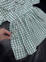 Váy caro Gingham Mothercare màu xanh (size: 6→9m) - Ảnh 4