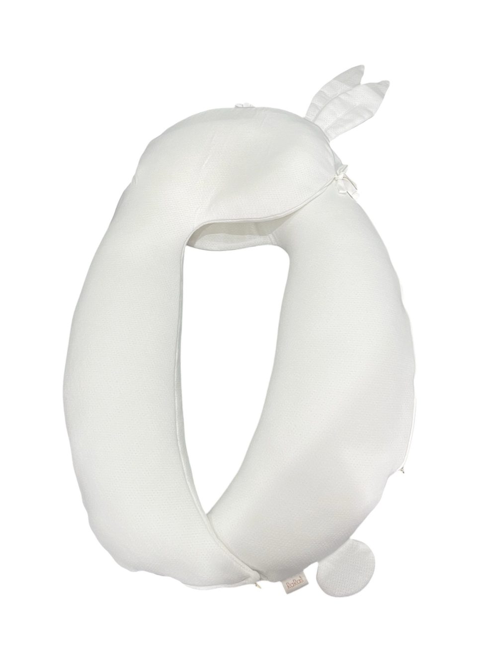 Gối thỏ Raras vải bamboo màu trắng ( size: 2m→2y) - Ảnh 1