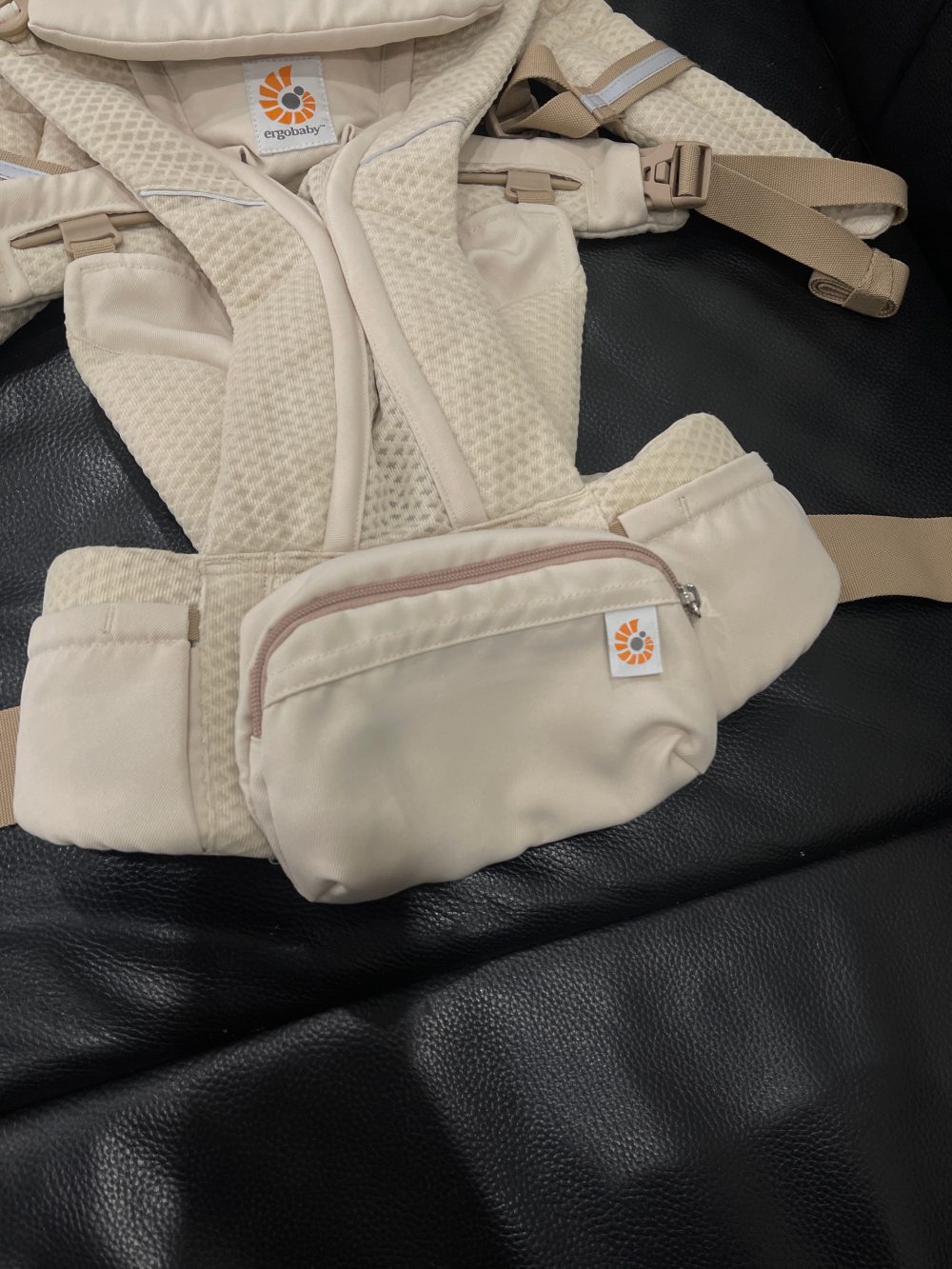 Địu Ergobaby Omni Breeze màu be (no box, size: 3kg2→20kg~ 0→48m) - Ảnh 3