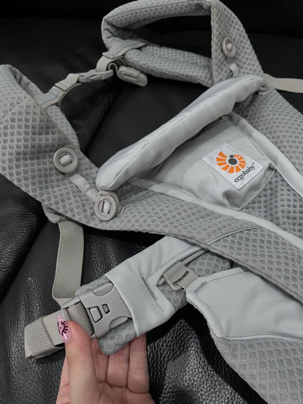 Địu Ergobaby Omni Breeze màu xám (0→4y ~ 3,2→20kg) - Ảnh 18
