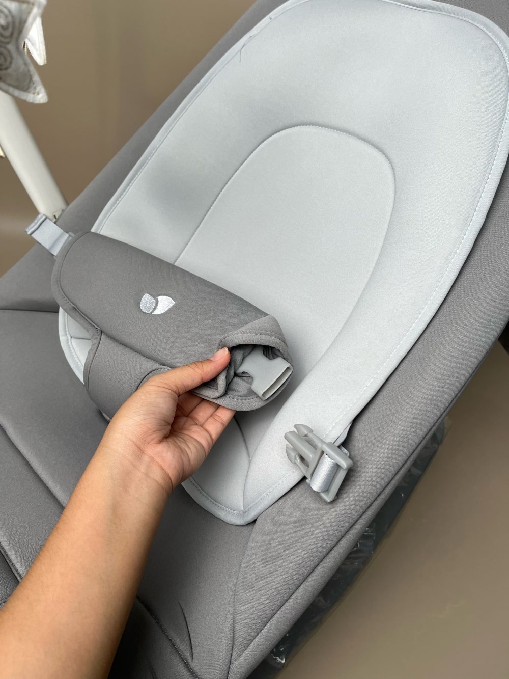 Ghế rung Joie Dreamer Arctic màu xám (size: 0m+, tối đa 15kg )full box - Ảnh 13