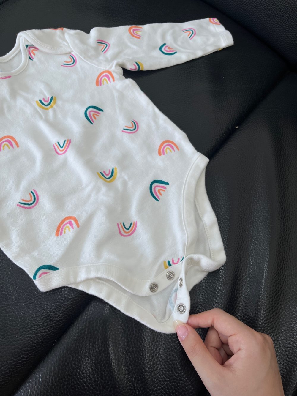 Set 3 bộ bodysuit Mothercare màu hồng, màu trắng (9m-12m) - Ảnh 4