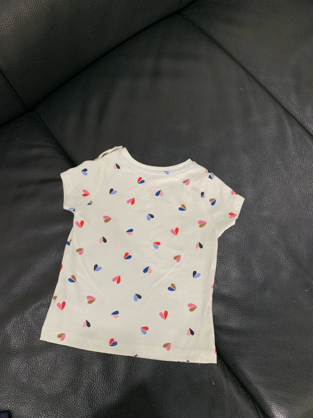 Bộ áo ngắn tay quần dài Mother Care, Carter's hoạ tiết trái tim (9-12m) - Ảnh 4