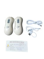 Bộ 2 máy Massage và chườm ấm ngực Moaz BéBé (BH 18/4/2027, no box)