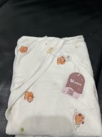 Quấn chũn sơ sinh tặng kèm che thóp Unbee họạ tiết capypara (size: 0→3m) - Ảnh 3