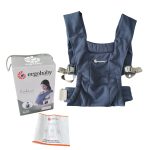Địu Ergobaby Embrace Soft Air Mesh màu xanh (0→2y, tối đa 11kg) full box