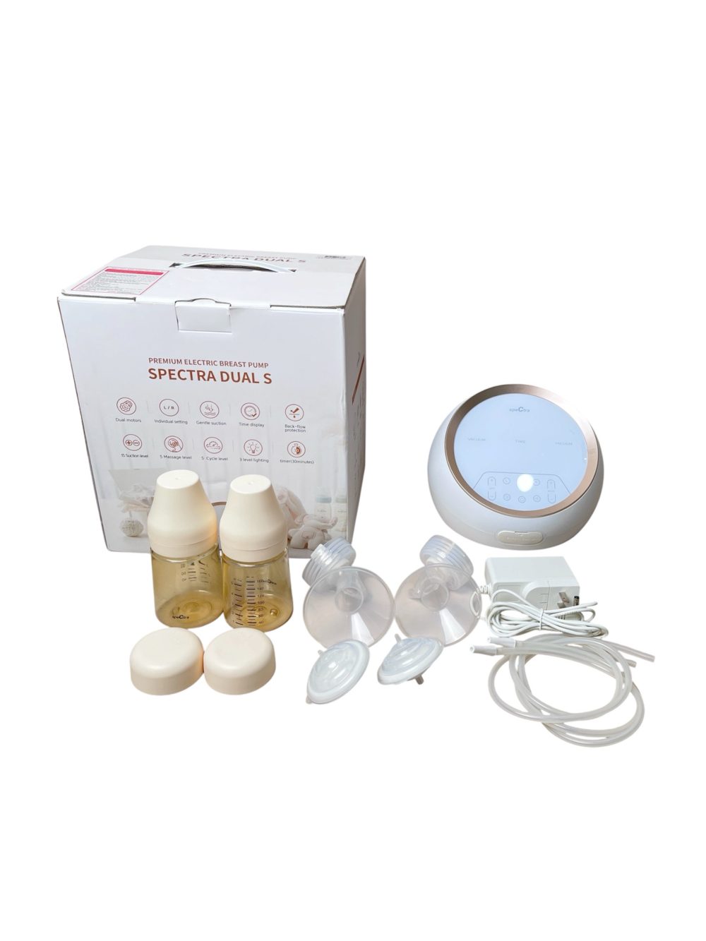 Máy hút sữa Spectra Dual S (fullbox, 24mm) - Ảnh 1
