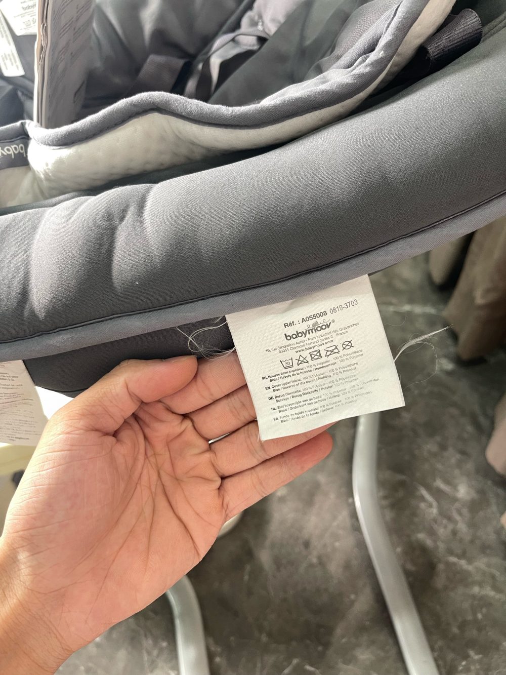 Nôi rung Babymoov ( size: 0->9m, tối đa 9kg) full box - Ảnh 9