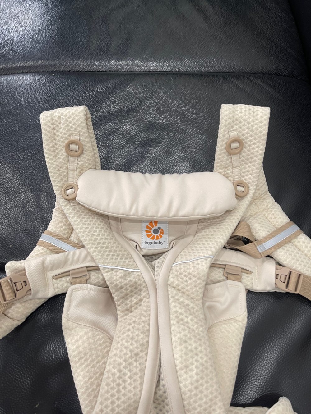 Địu Ergobaby Omni Breeze màu be (no box, size: 3kg2→20kg~ 0→48m) - Ảnh 9