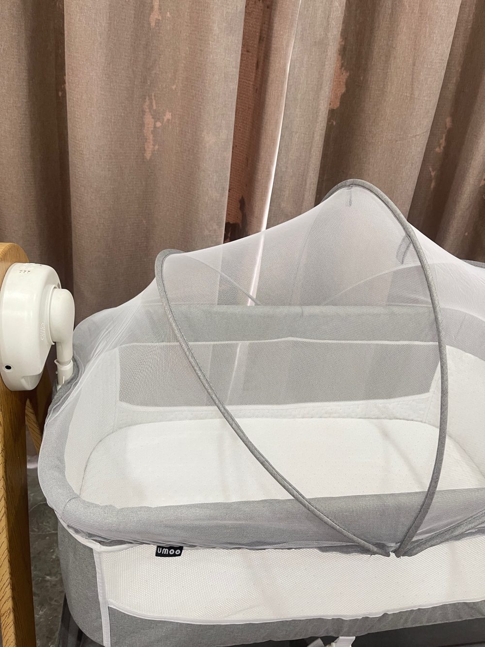 Nôi điện Umoo UM-13166 màu xám (0->24m, full box) - Ảnh 11