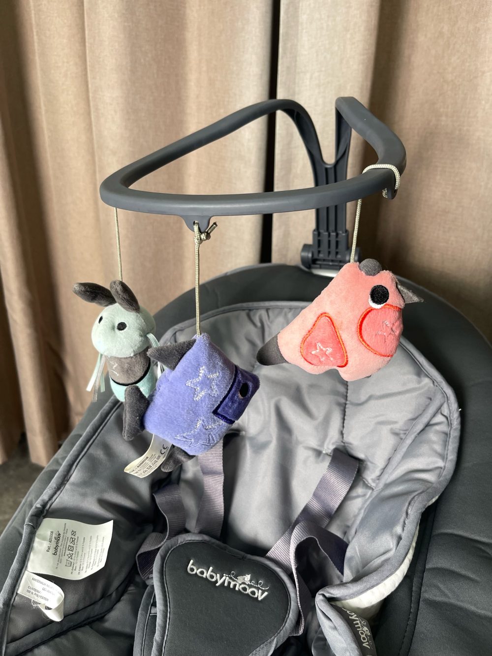 Nôi rung Babymoov ( size: 0->9m, tối đa 9kg) full box - Ảnh 4