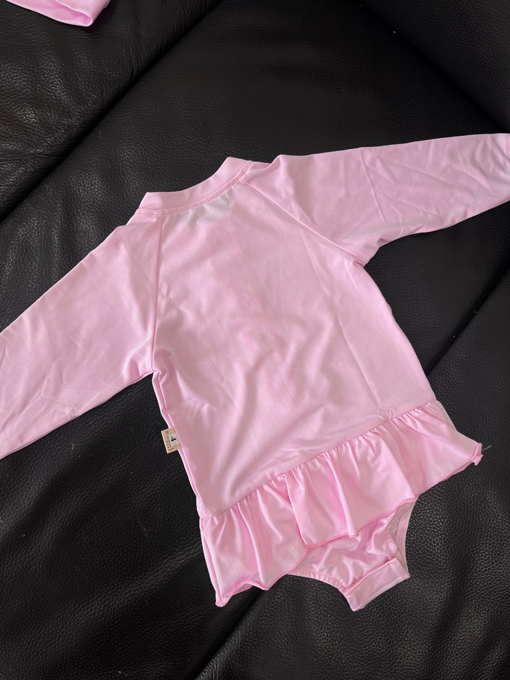 Swimsuit dài tay màu hồng kèm mũ Nanci (size 11→13kg) - Ảnh 2
