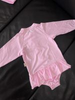 Swimsuit dài tay màu hồng kèm mũ Nanci (size 11→13kg) - Ảnh 2